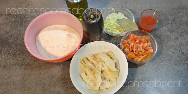 Farinha de pau com bacalhau